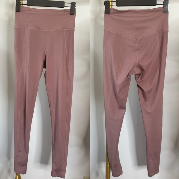 Girlfriend Collective Compressive Full Length Leggings in Rosebud Pink - Picture 2 of 7